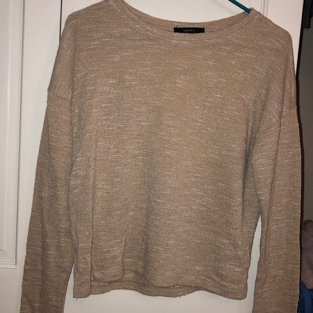 Sweater with lace back